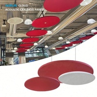 Panneaux de plafond acoustiques 1200x1200mm style européen 40mm, panneaux suspendus insonorisants pour hôpitaux, studios, écoles, salles de classe