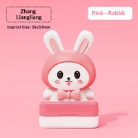Tampon nominatif pour enfants, motif dessin animé, en plastique photosensible, imperméable, inaltérable, impression numérique, jouet pour enfants, marque Xuanlu