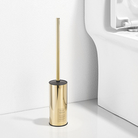 INNADA Accessoire de salle de bain en acier inoxydable chromé 304 Ensembles de porte-brosse de toilette