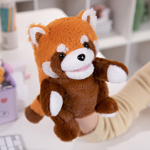 Tiger <strong>and</strong> Raccoon Animal Hand Puppet <strong>Lion</strong> with Movable Mouth Rabbit Plush Glove Toy for Play <strong>and</strong> Storytelling - Product Image 2