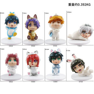 8 unids/set estatuas de <span class=keywords><strong>Manga</strong></span> Figura <span class=keywords><strong>Blue</strong></span> <span class=keywords><strong>Lock</strong></span> Isagi Yoichi PVC Anime figura para Catcher Egg Box Gashapon juego máquina Premio Juguetes - Product Image 6