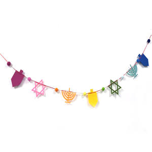 Happy Hanukkah personnalisé meilleure vente <span class=keywords><strong>calendrier</strong></span> en bois pour Hanukkah - Product Image 2