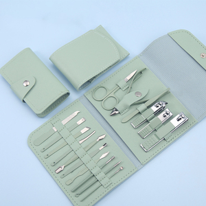 Biểu Tượng Tùy Chỉnh 16/12Pcs Làm Móng Tay Móng Chân Công Cụ Thiết Lập Cắt Móng Tay Kit Thép Không Gỉ Chuyên Nghiệp Làm Móng Tay Chải Chuốt Cắt Móng Tay Thiết Lập - Product Image 2