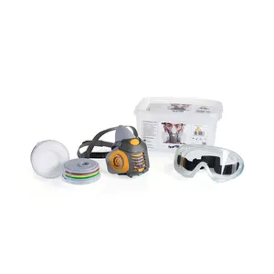 Made In Italy Agriculture Kit 1 In Carry Case With A Half Mask Vulcano 2 Filters A1B1E1K1 P2 R And Google