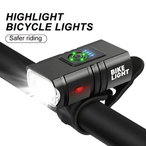 1000LM Bike Light Headlight T6 Bicycle <b>Flashlight</b> LED USB Rechargeable <b>Torch</b> Aluminum Alloy Cycling High Beam Low Accessories - Product Image 3