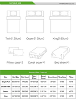 Drap plat double - Qualité hôtelière - Microfibre brossée - Ultra doux - Respirant - Anti-plis - 200TC - Polyester uni - Toutes saisons