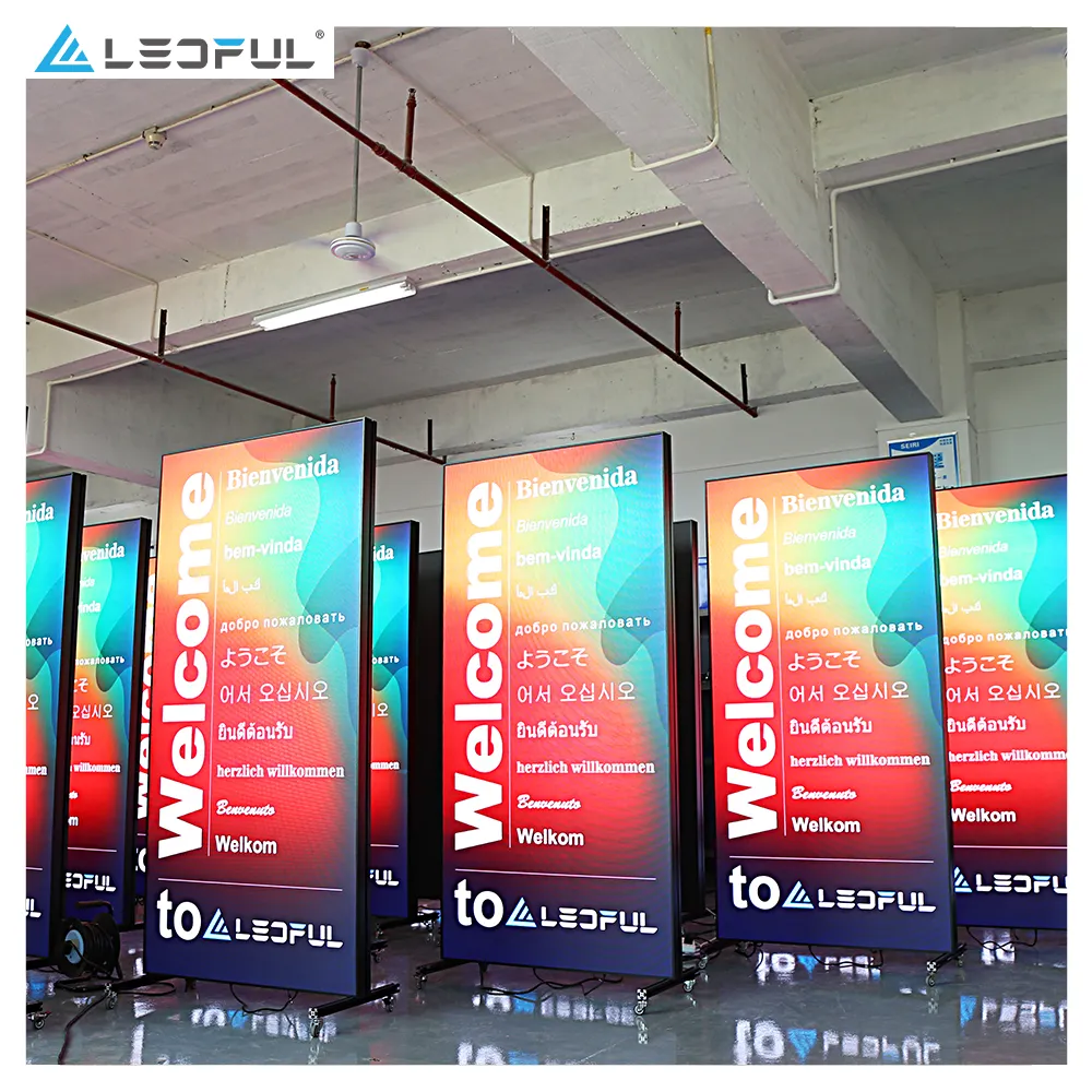 Großhandel Digital Signage und LED-Bildschirm LED-Bildschirm Indoor-Poster P1.9 P2 P2.5 P3 P4 LED-Banner Video Wall Board