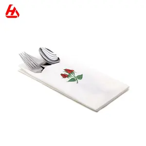 작은 왕자 장미 디자인 Airlaid 냅킨 저녁 종이 냅킨