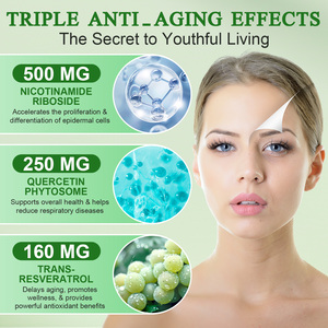 Acentiallabs Nicotinamide Riboside Liposomal 900mg Boost NAD+ Anti-âge Sans Sucre Récupération Musculaire Compléments Alimentaires en Capsules - Product Image 3