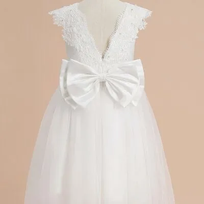 Online Factory Directly 9 Colors White Flower Girl Princess Dress Wedding Long Frock Birthday Dress For Teenager