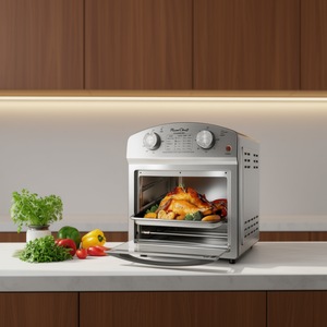 Horno de Convección PlumChef de 12.5 Cuartos, 1500W, Acero Inoxidable, 5 Menús Preestablecidos, para Asar y Grillar - Product Image 2