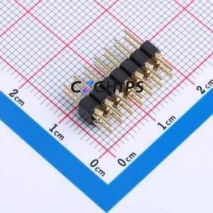 XDZ254C-2-07-Z-3.0-G1 Pin Header Through hole Component (THT),P=2.54mm Connector 2x7P 2.54mm 2.54mm Round Pin - Product Image 2