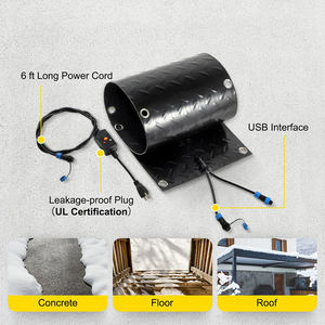 Estera de fusión de hielo de invierno para exteriores, nieve calentada, PVC, Calzada, esteras de calefacción para derretir nieve - Product Image 4