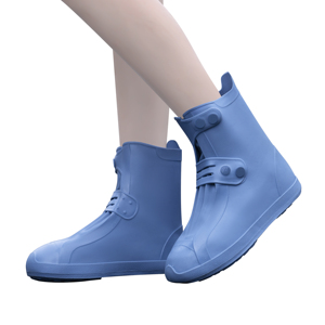 Cubierta de silicona impermeable para zapatos, botas de lluvia de alta calidad, Protector de zapatos antideslizante, calzado grueso reutilizable para exteriores - Product Image 2