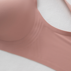 Sujetador Push-Up sin Costuras para Mujer, Cómodo, Transpirable, Cobertura Total, Sin Varillas, Soporte Suave, Tirantes Ajustables, Tallas Grandes - Product Image 3