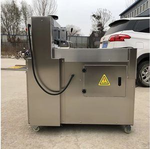 Équipement <span class=keywords><strong>de</strong></span> boucherie industriel Poweradd, <span class=keywords><strong>trancheuse</strong></span> à viande épaisse à 4 rouleaux, base au <span class=keywords><strong>sol</strong></span>, pour saucisses, bacon, agneau, bœuf, aliments - Product Image 2