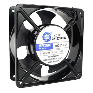 GX12038HBL 110V 120V 120x120x38mm 4 Inch Axial Flow Fan High Quality Strong Airflow Cooling Cooler Industrial Fan