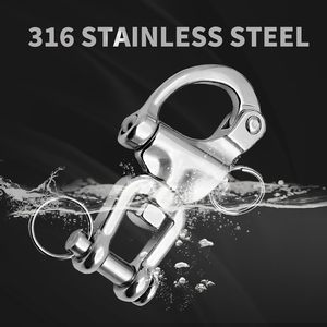 Venta al por Mayor de Productos de Herraje de Alta Calidad de <span class=keywords><strong>China</strong></span>, Gancho Giratorio de Acero Inoxidable SS 304 316, Grilletes con Extremo de Gancho Giratorio - Product Image 3