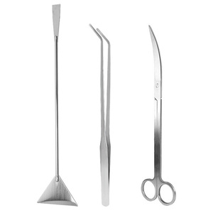 Bồn tắm bằng thép không gỉ nhà máy thủy sản cắt tỉa công cụ hồ cá cảnh quan kéo bộ - Product Image 5