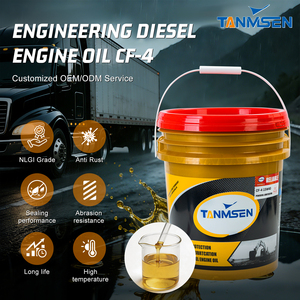 Huile moteur diesel TANMSEN Engineering CF-4, lubrifiant automobile certifié, jaune, 18L, indice de viscosité 120, SAE 15W40 - Product Image 1