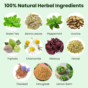 Té Verde Herbal <span class=keywords><strong>para</strong></span> el Alivio del Estreñimiento, Marca Privada OEM, Laxante Natural con Té Detox Triphala en Bolsitas - Product Image 2