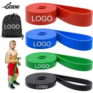 GEDENG China Factory Hochwertiges Widerstands set Flaches Gummiband Kraft Fitness Gürtel Training Elastische Bänder für das Beintra ining