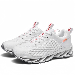 <span class=keywords><strong>Scarpe</strong></span> Sportive da Uomo Retrò con Ammortizzazione, Tomaia in Tela e Rete, Leggere e Traspiranti, Sneakers da Esterno con Lacci - Product Image 2
