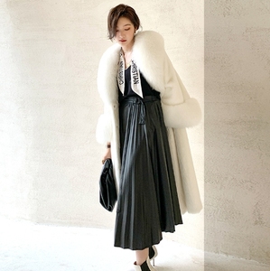 Cappotto Invernale Autunnale Stile INS in Peluche di <span class=keywords><strong>Visone</strong></span> con Collo a V e Maniche a Lanterna, in Pelliccia Sintetica, Antirughe e Spesso da <span class=keywords><strong>Donna</strong></span> - Product Image 6