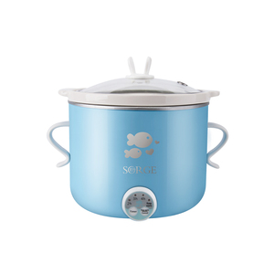 Scaldavivande per Bambini 0,8L 100W, Pentola a Cottura Lenta con Timer Digitale e Coperchio in Vetro Temperato, per Uso Domestico, per Zuppe e Porridge - Product Image 2