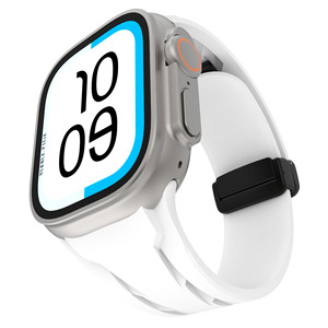 Cinturino Sostitutivo in Silicone con Chiusura Magnetica per <span class=keywords><strong>Apple</strong></span> <span class=keywords><strong>Watch</strong></span> <span class=keywords><strong>Ultra</strong></span> 49mm e <span class=keywords><strong>Apple</strong></span> <span class=keywords><strong>Watch</strong></span> 11 10 - Product Image 6