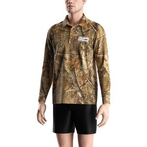Polo de Golf para Hombre, Camuflaje, 100% Poliéster, Absorbente de Humedad, Manga Larga, Camisa de Pesca Transpirable e Impermeable, Diseño de Tallas Grandes - Product Image 5
