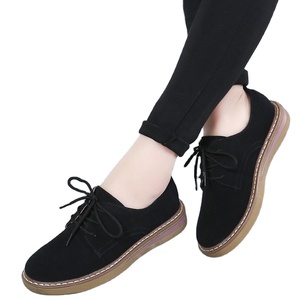 <span class=keywords><strong>Mocassini</strong></span> traspiranti da <span class=keywords><strong>donna</strong></span> in vera pelle di vacchetta primavera in Sole piatta antiscivolo scarpe Casual comode per gli studenti in pelle scamosciata - Product Image 3