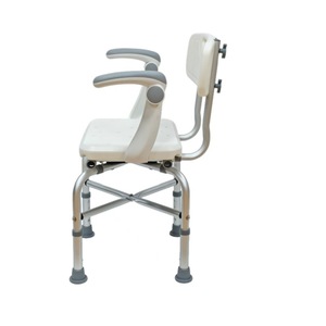 Chaise de douche Good Partner en alliage d'aluminium, rotative, avec accoudoirs rabattables, pour personnes âgées, adultes et femmes enceintes - Product Image 1