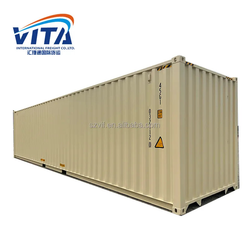 Pengiriman kontainer barang kedua kubus tinggi 40 kaki baru untuk dijual dari Tiongkok ke Amerika Serikat