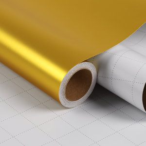 Moisture-proof Coated <b>Paper</b> Gold Matte Texture Vintage Wrapping <b>Paper</b> Set DIY Handicraft Gift Packing Combination - Product Image 6