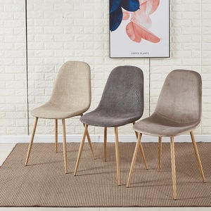 Chaises de salle à manger <span class=keywords><strong>en</strong></span> velours, <span class=keywords><strong>en</strong></span> <span class=keywords><strong>tissu</strong></span> moderne, pour salle à manger, cuisine, Restaurant, vente <span class=keywords><strong>en</strong></span> gros, bon marché - Product Image 5