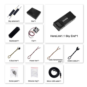 Foxtech herelink v1.1 2.4GHz 20km Long <span class=keywords><strong>Range</strong></span> UAV từ xa HD dữ liệu video hệ thống truyền dẫn <span class=keywords><strong>RC</strong></span> điều khiển cho máy bay - Product Image 4