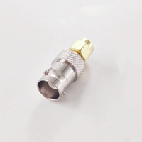 Adaptateur de connecteur coaxial RF BNC femelle vers SMA mâle