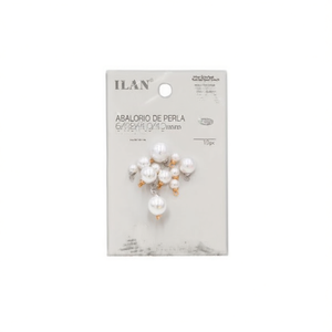 Ciondolo Charm Perla Ilan 6/8/10/12mm 10pz Accessorio Adesivo per Gioielli - Product Image 1