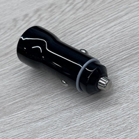 Adaptateur de voiture mini PD 20W, chargeur de voiture électrique portable à double USB A et type C pour téléphone portable, charge rapide pour iPhone, voyage avec câble