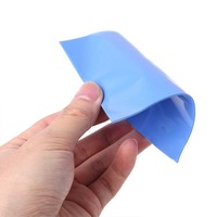 Découpe personnalisée 1-15W/mk Silicone chauffage sublimation thermique conducteur isolation adhésif doubles tampons pour Gpu Cpu dissipateur thermique