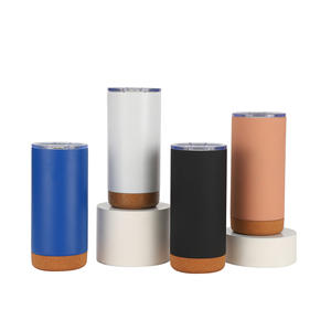 Nouvelle tasse à café en acier inoxydable 304 avec fond en liège, grande capacité, portable, design moderne, vente en gros - Product Image 2