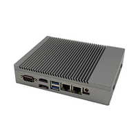 Mini PC industriel sans ventilateur Intel J6412 4+128G avec interface DP Type-C, Boîtier NUC DDR4 pour la vente en gros