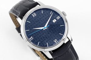 Nuevo Modelo de Reloj Mecánico para Hombre, Personalizado a Nivel Maestro, Esfera de Alta Gama con Visualización de Fecha, Correa de Cuero, Fase Lunar, Movimiento Fino 3235, Estilo Omega - Product Image 4