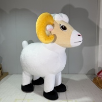 Costume de mascotte gonflable personnalisé en peluche de taureau pour adulte, tenue de cosplay animale, mascotte publicitaire ambulante pour festival