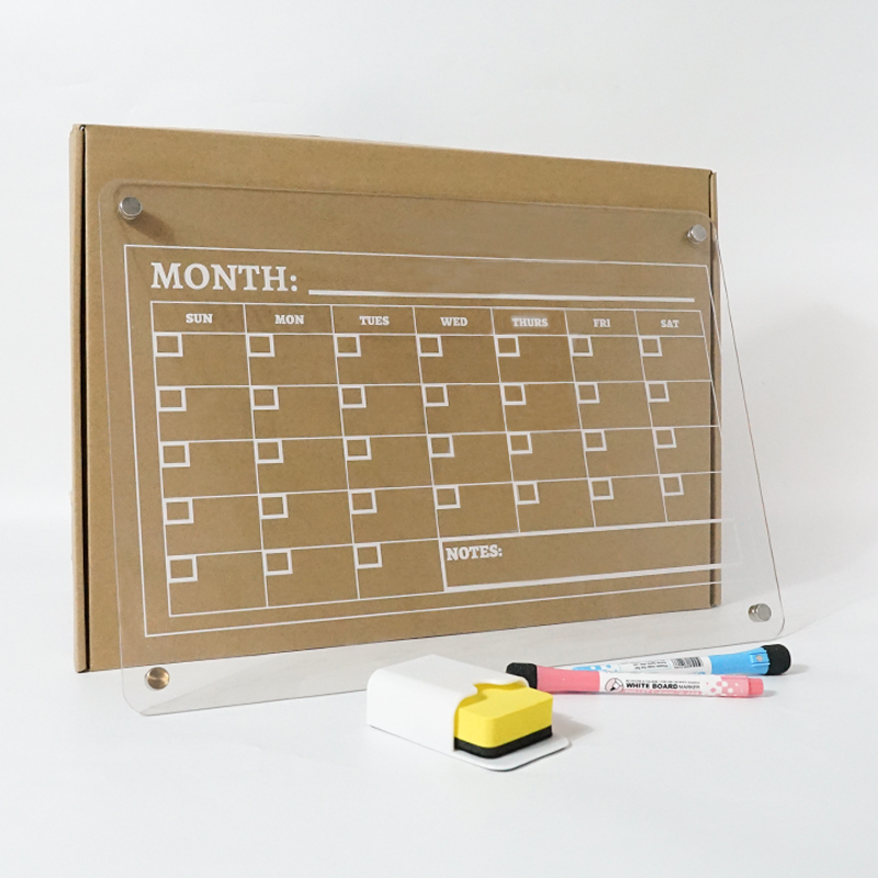 Магнитный ежемесячный календарь, ежедневник, акриловая доска, набор для домашнего холодильника