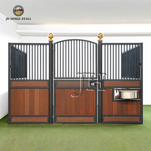 Écurie modulaire personnalisée JH avec logements, kits d'écuries préfabriquées en acier pour chevaux - Product Image 1