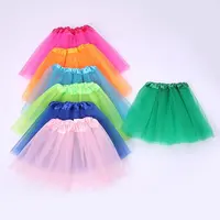 En iyi Renkli Kız Çocuk Tutu Parti Bale Dans Giyim Elbise TUTU Etek Pettiskirt Kostüm