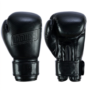 Guantes de Boxeo MMA Negros Premium de Alta Calidad, 16oz, 100% Cuero Vacuno, Hechos a Medida, Diseño de Logotipo Grabado, Guantes de Combate para Adultos - Product Image 1