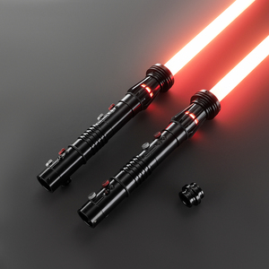 Sabre laser Nexussaber Mual en métal avec lumières LED, double lame contrôlée par application, populaire pour les duels intensifs, jouet lumineux avec noyau Pogo Pin - Product Image 5